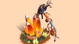 Weaponcraft Assignment: Amber Pickaxe