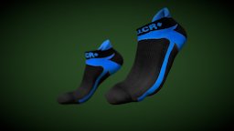 UCR ANKLE SOCKS Black_ Blue