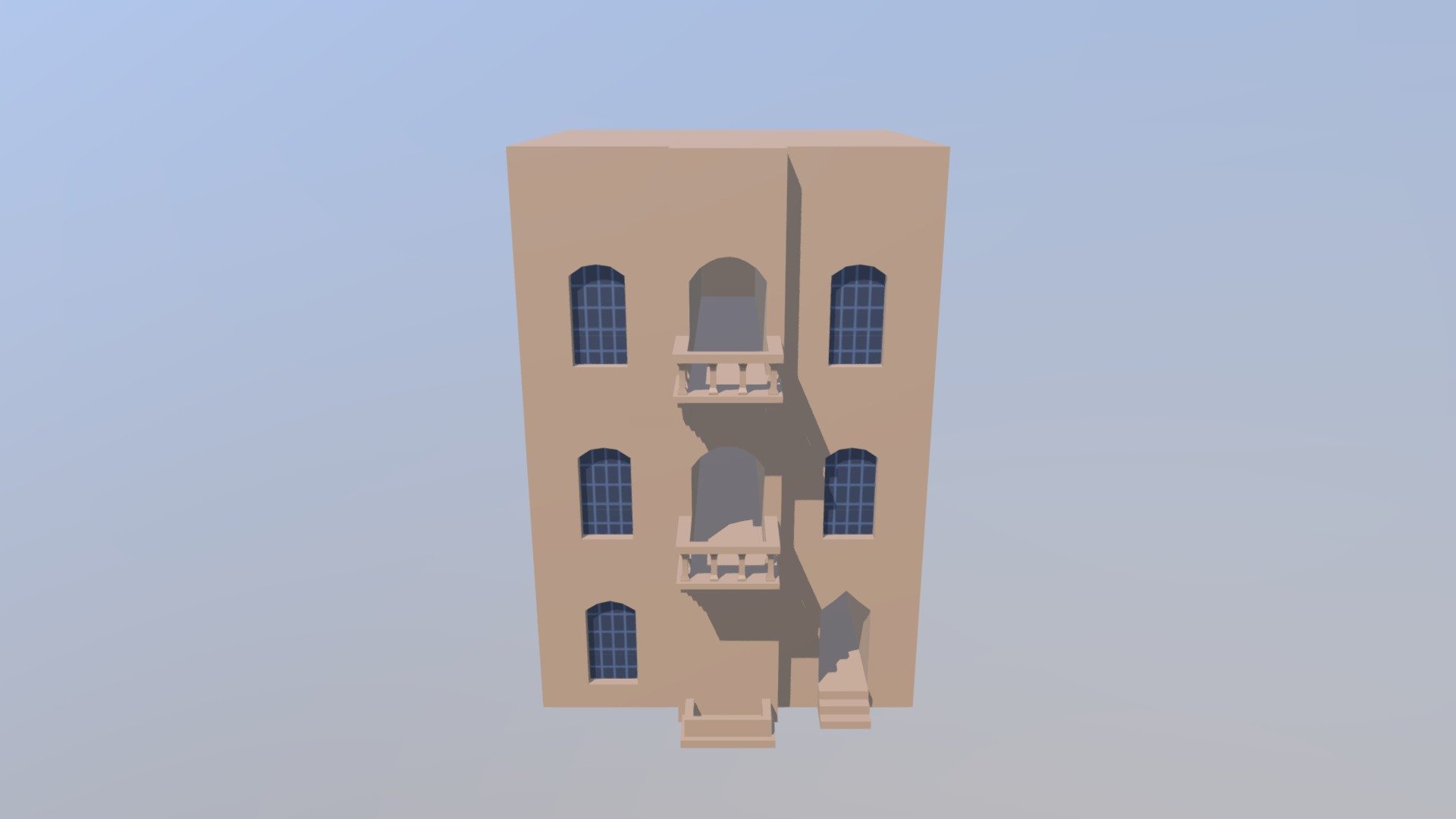 Balcony 3d model