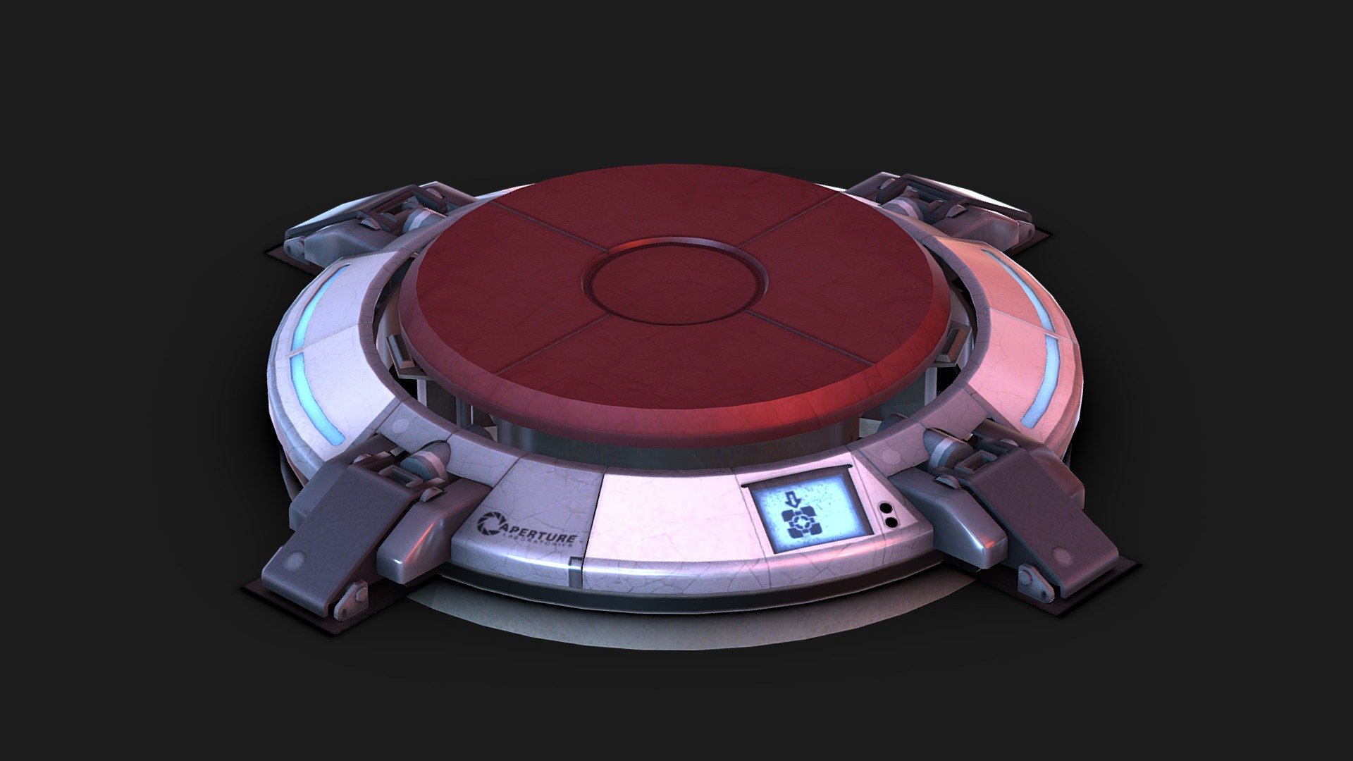 Button 3d model