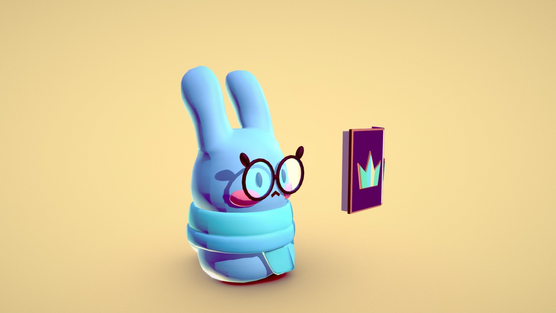 Nerd Bun 3d model