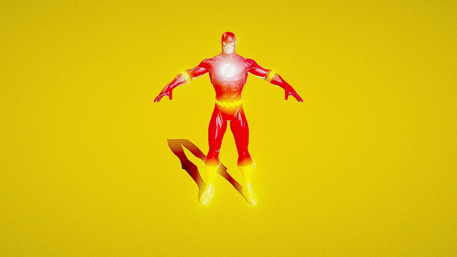 the_flash_barry_allen_dcuo (1) 3d model