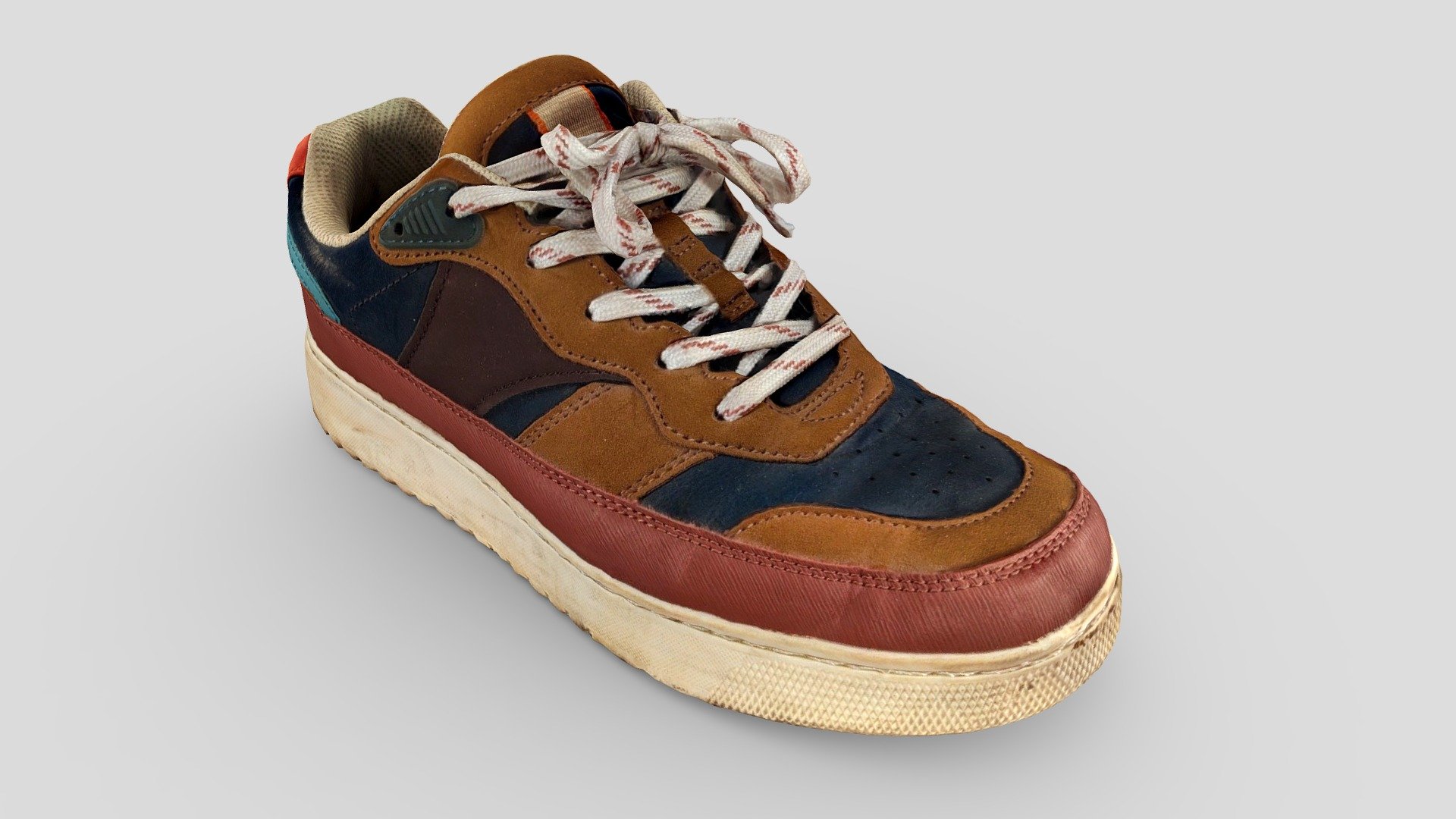 Multicolor shoe 3d model