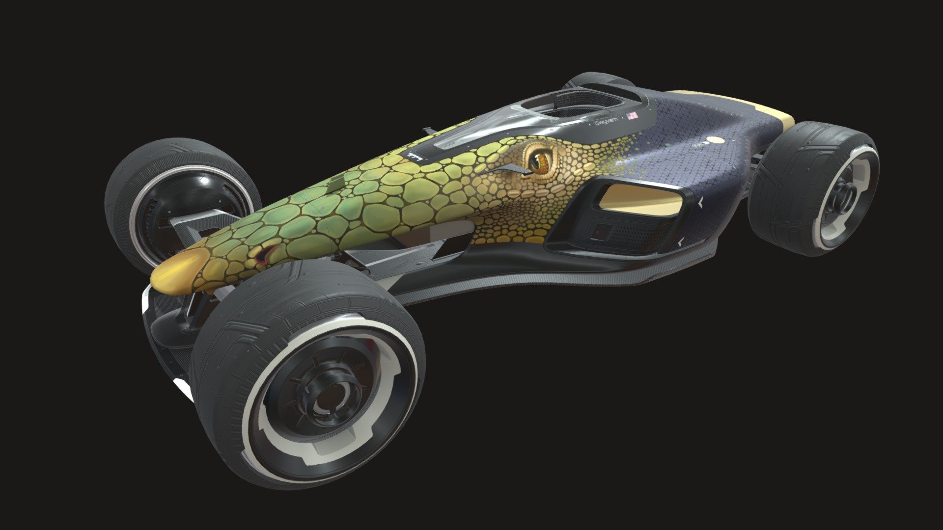 Gwyverns TM2020 Custom Car Skin 3d model