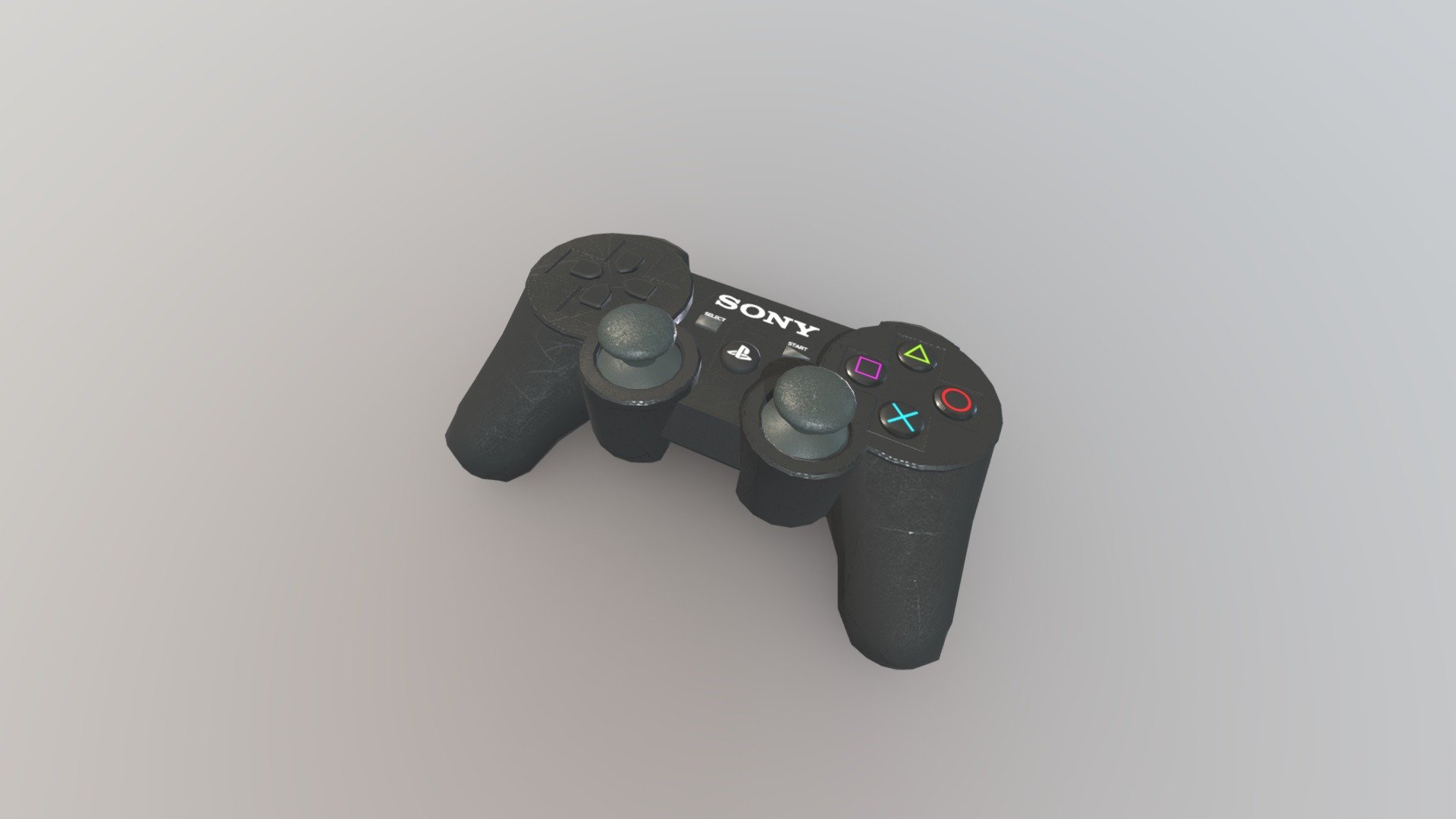 Dualshock 3 3d model