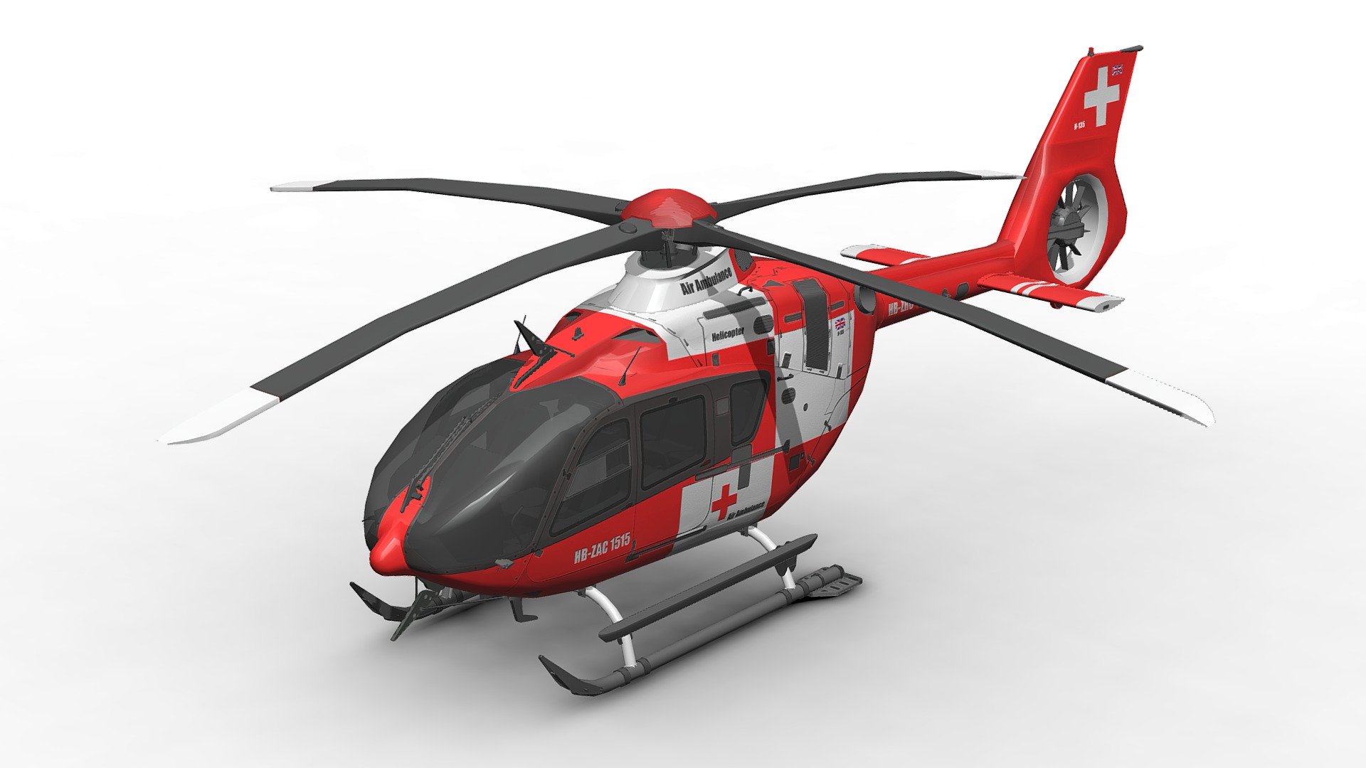 Helicopter Rescue 3d model