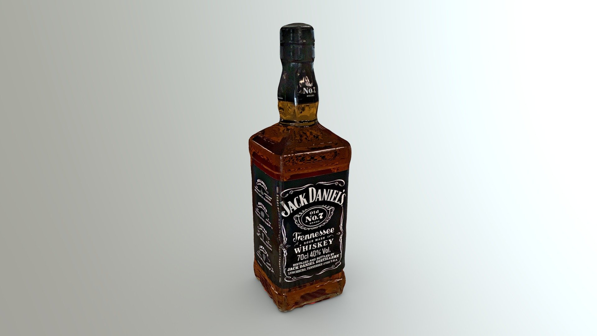 Jack Daniels Whiskey 3d model