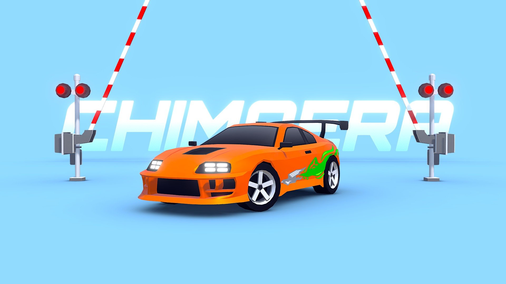 ARCADE: "Chimaera" Racing Car 3d model