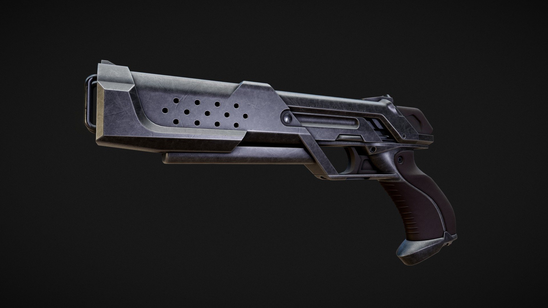 Particle Accelerator Pistol 3d model