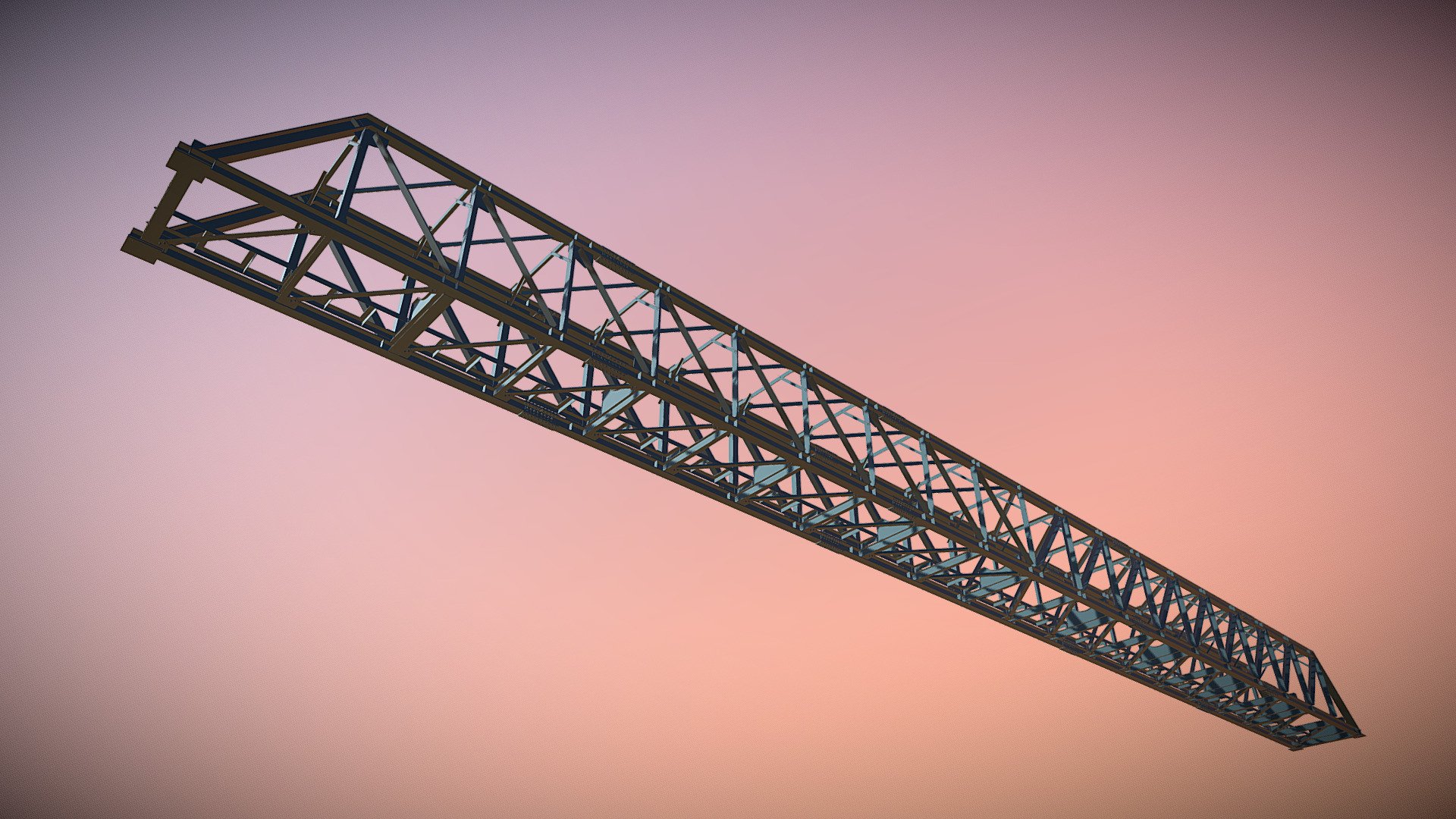 PIPE BRIDGE 3d model