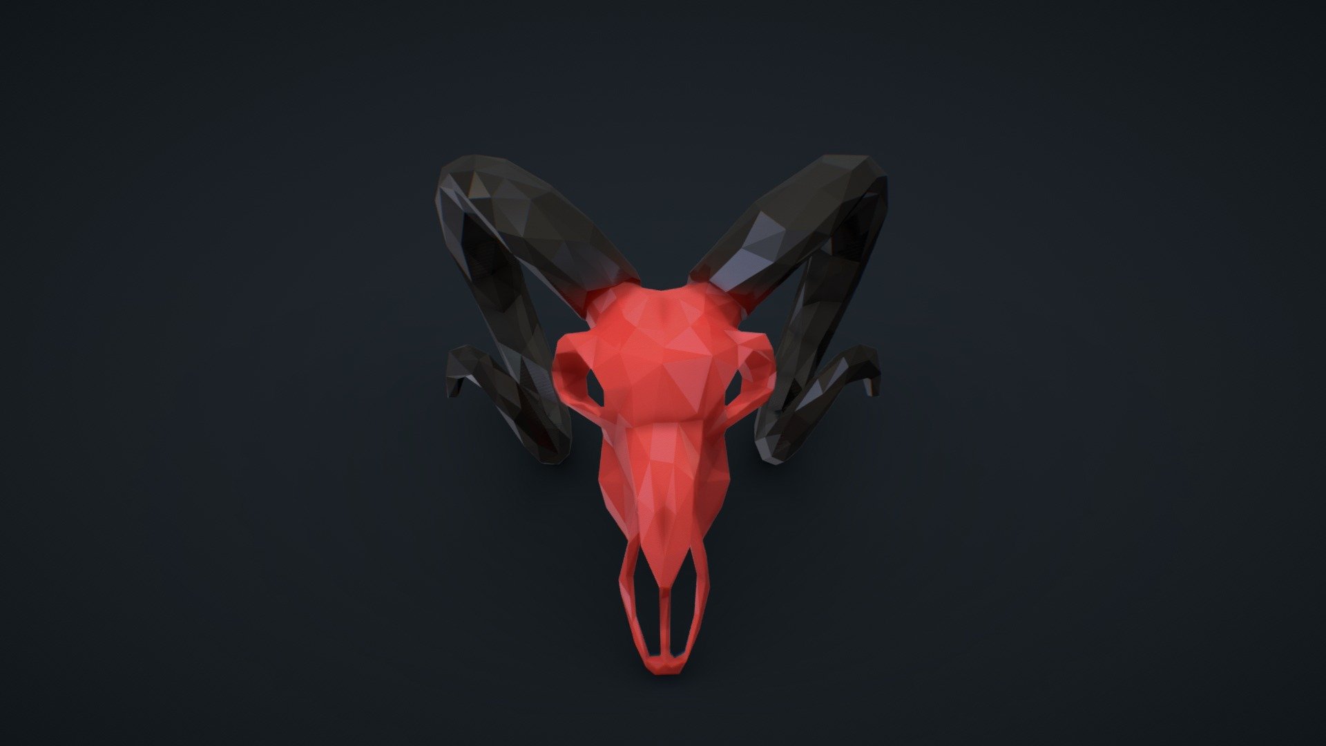 Skull of Goat 3D 💀 3d model