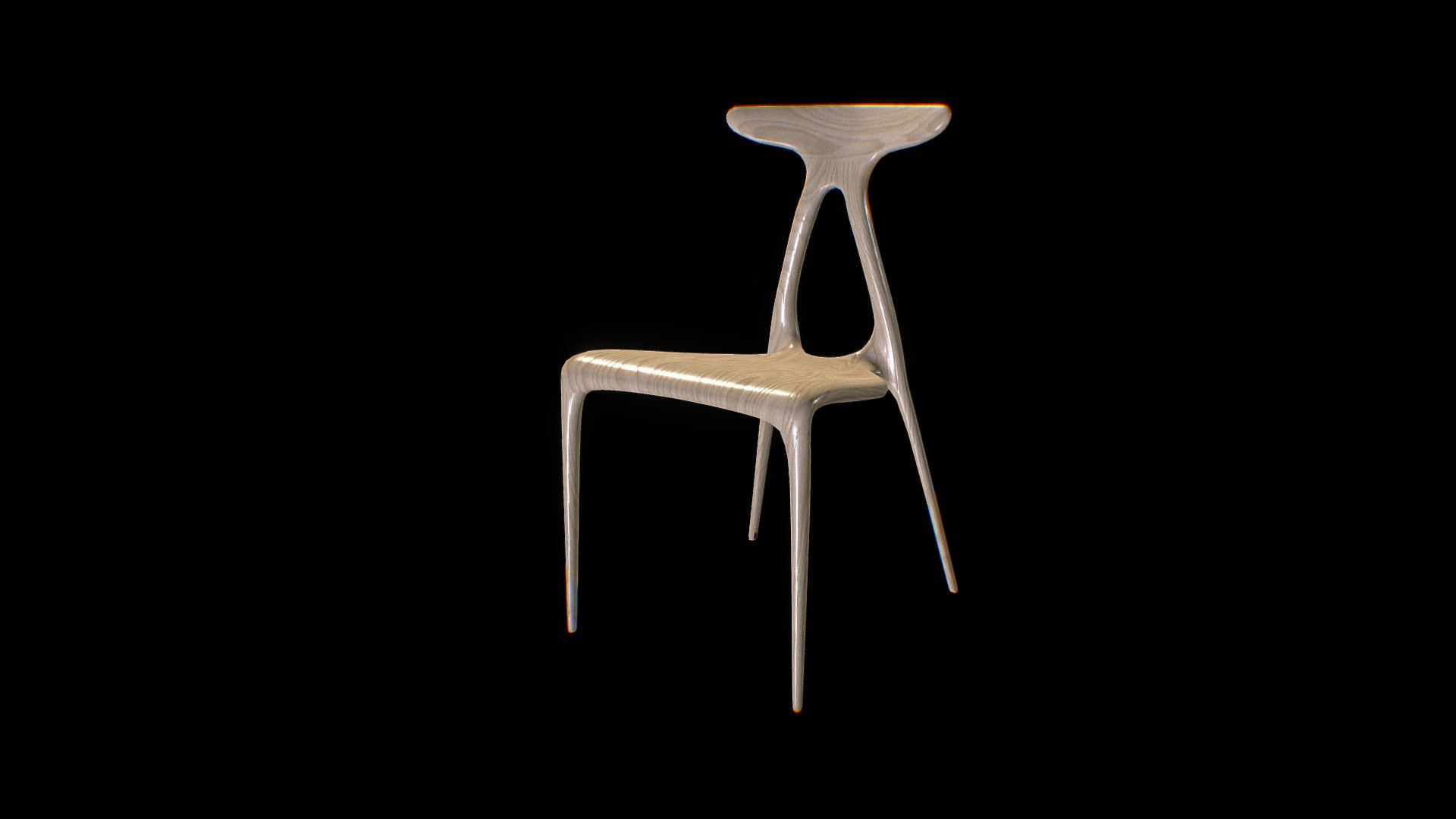 Alpha Dining Chair 3d model