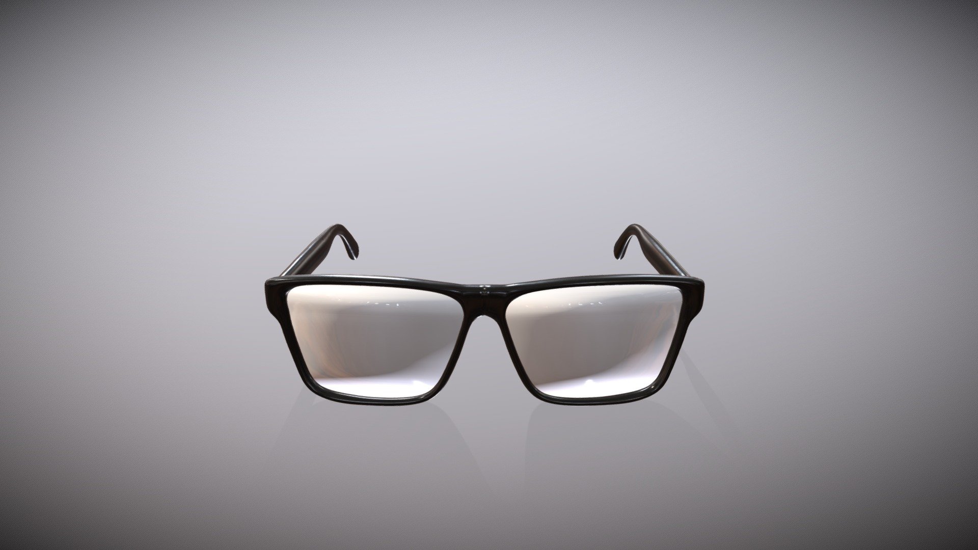 Cartoon Glasses 3d model