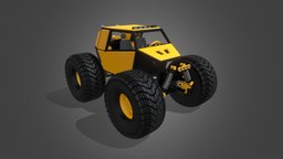 Cartoon offroad monster truck