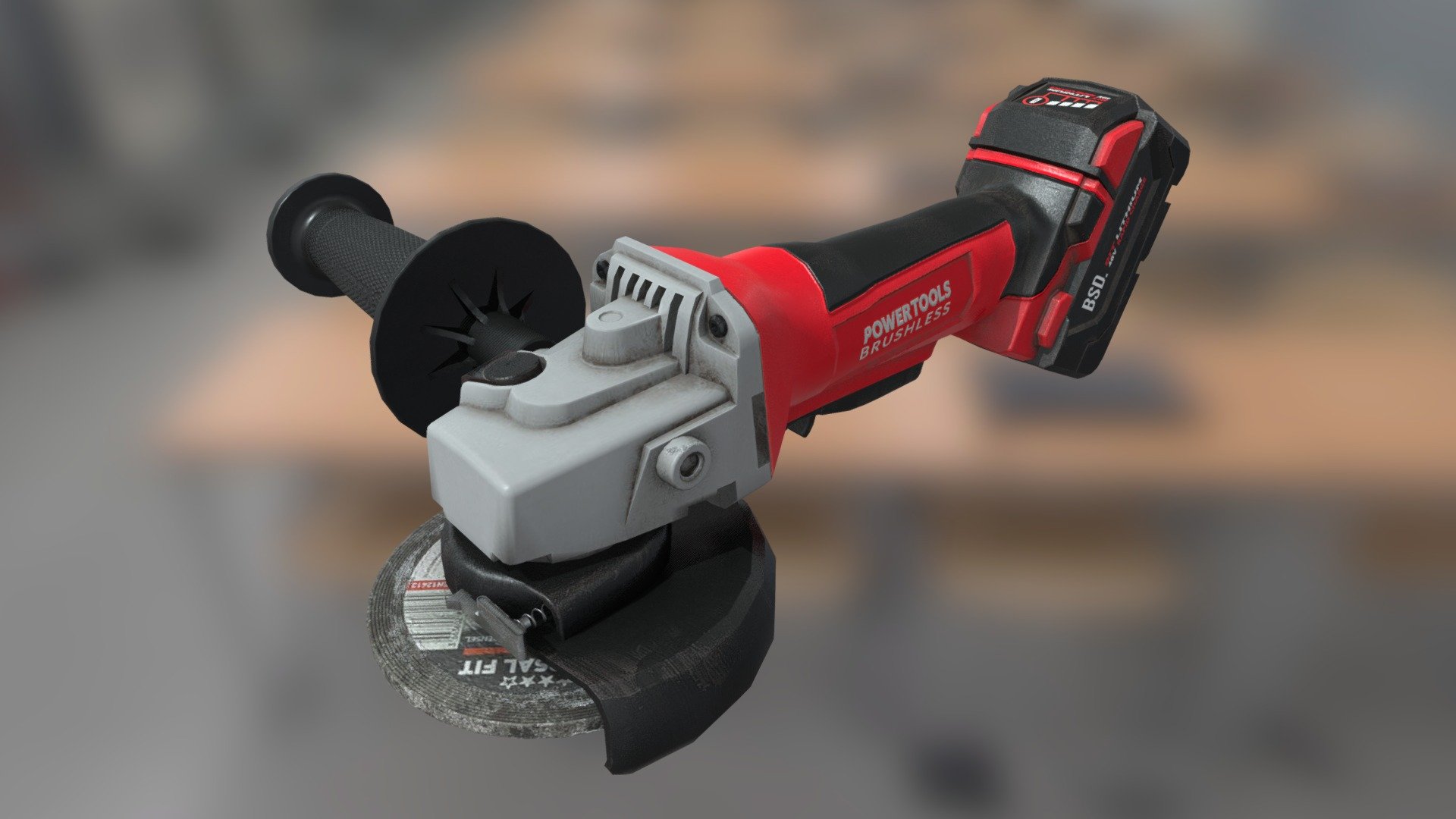 Angle Grinder 3d model