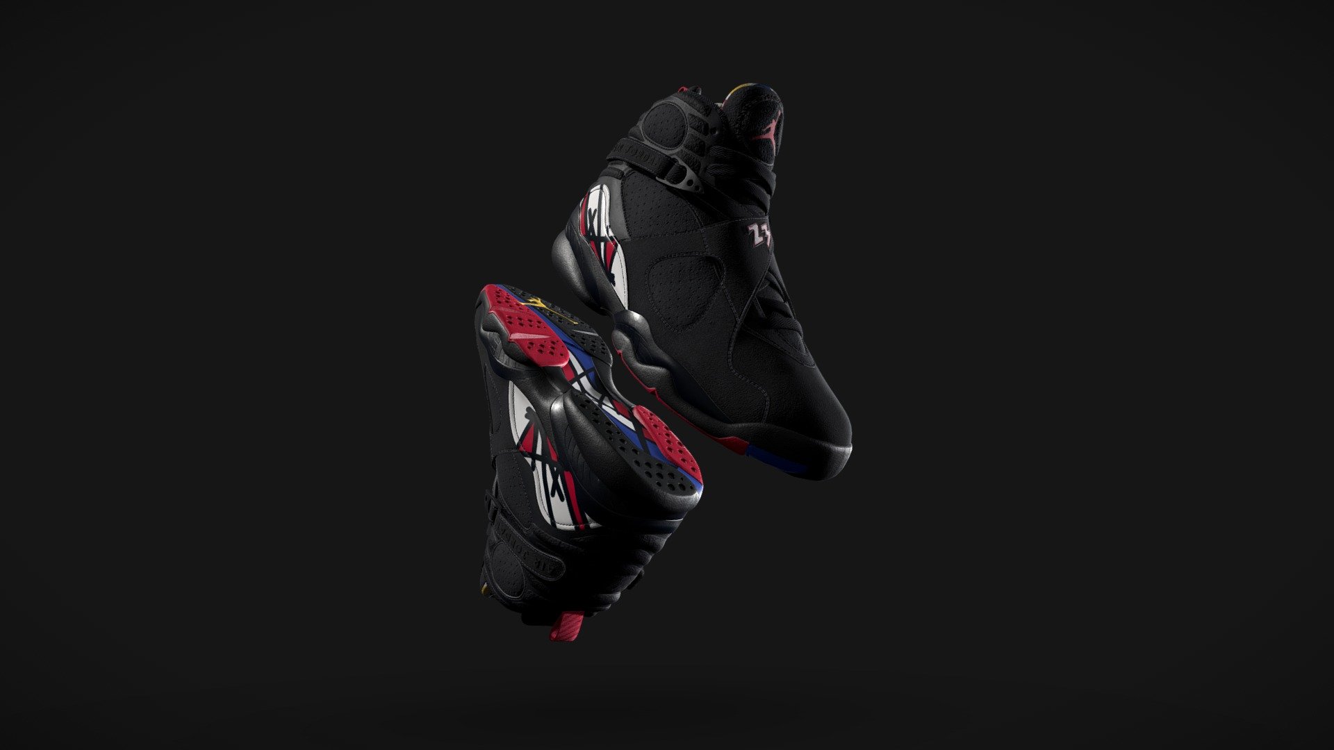 Air Jordan 8 3d model