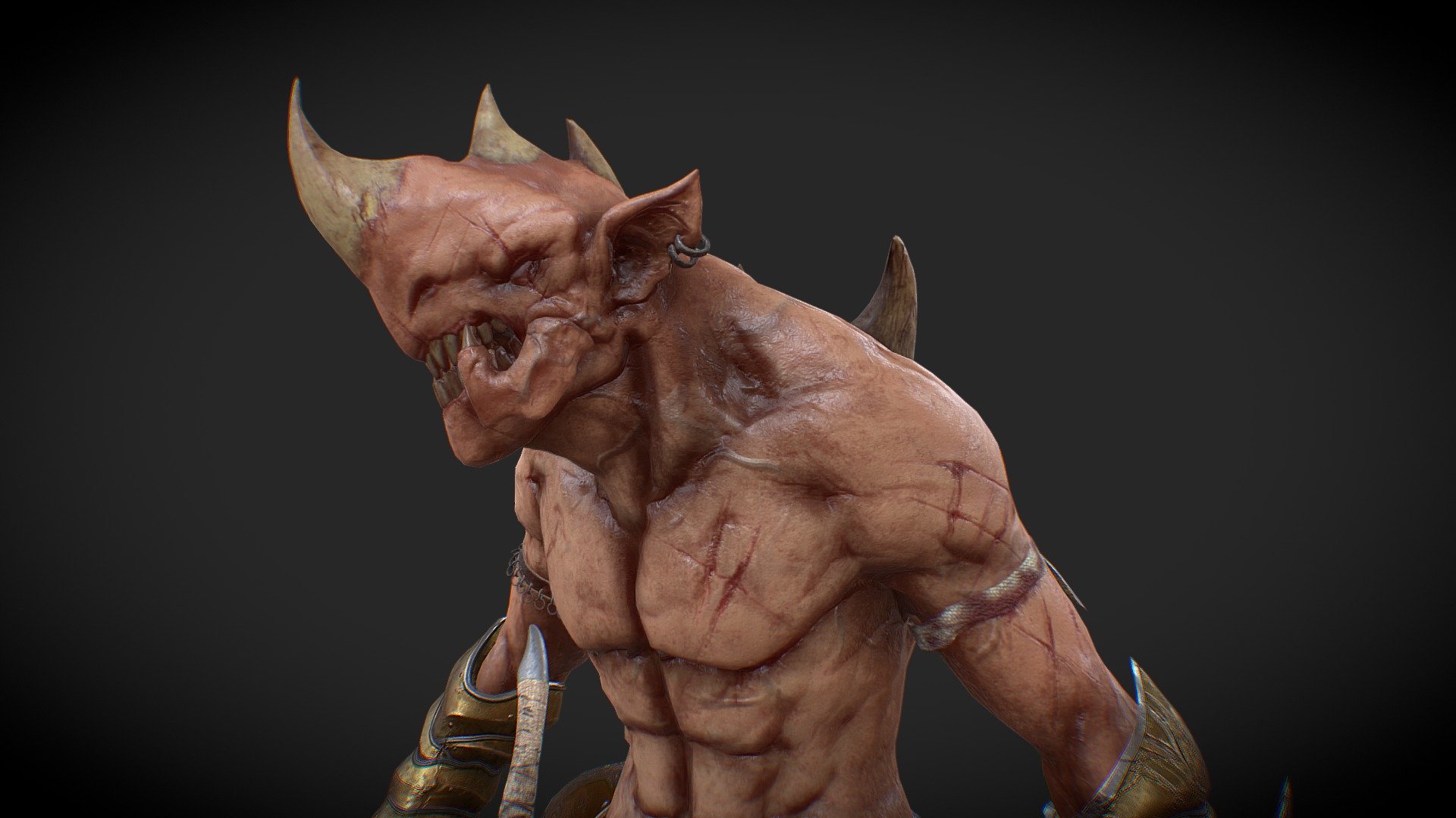 RPG Creature 3d model