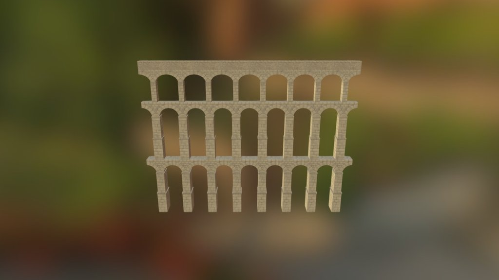 Aqueduct 3d model