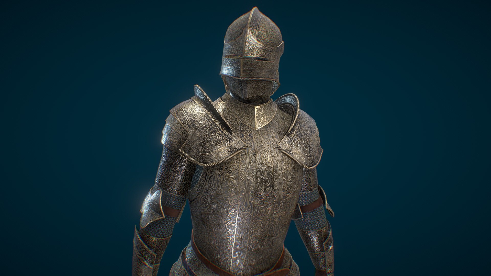 Knight armor 3d model