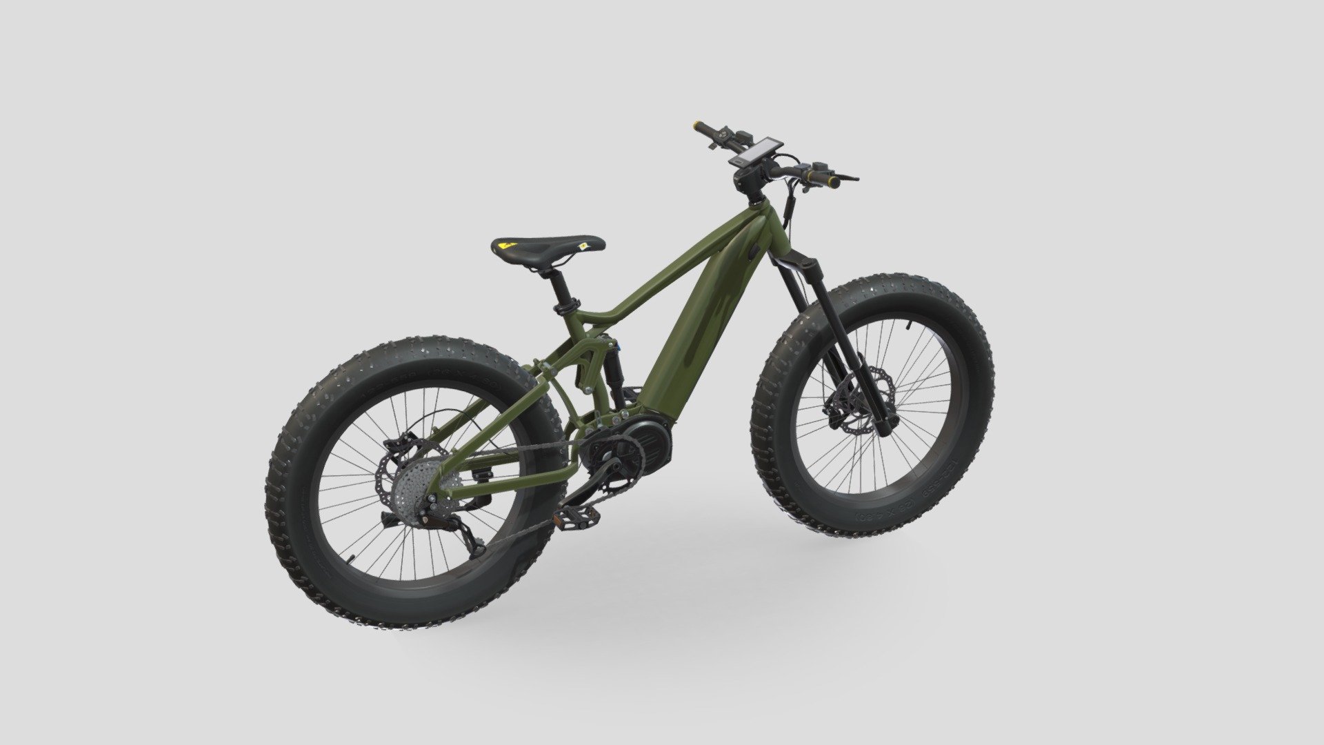 A mountain bike 3d model