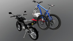 Mountain Bike Carrier for Motorcycles