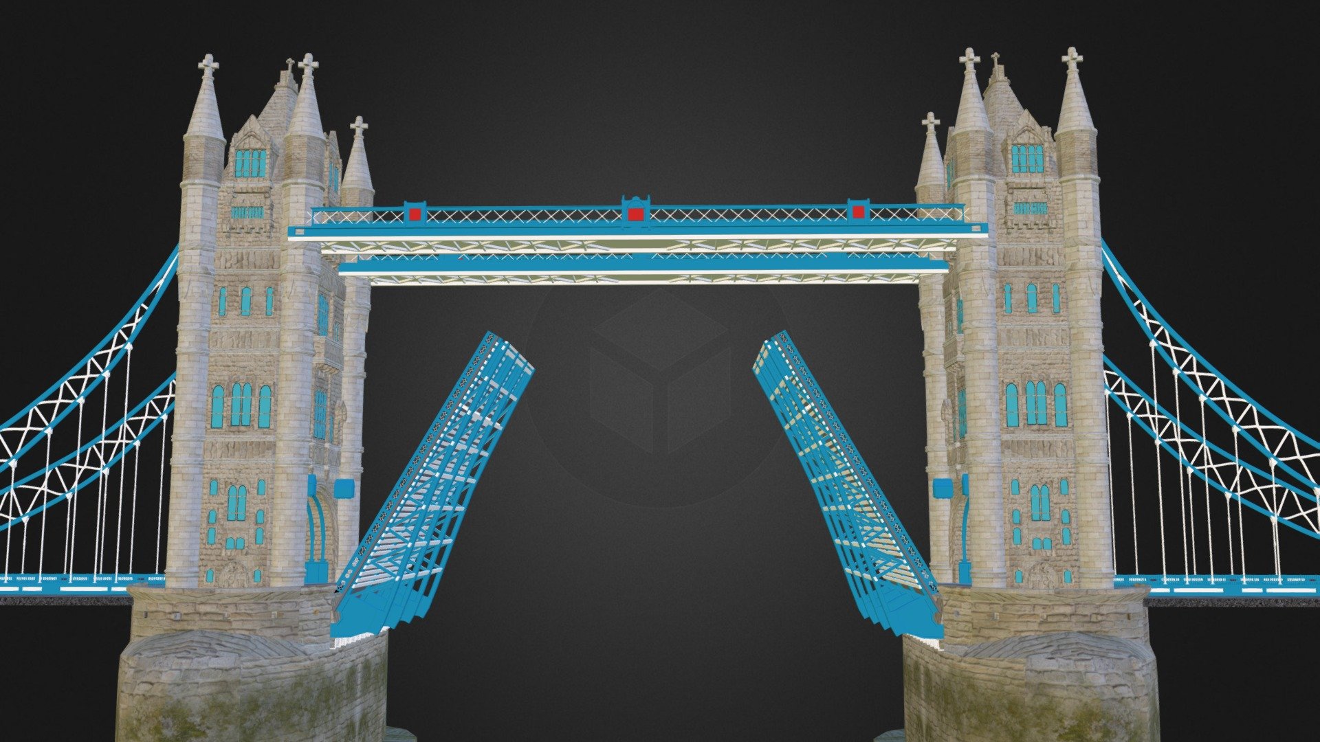 Bridge Tower 3d model