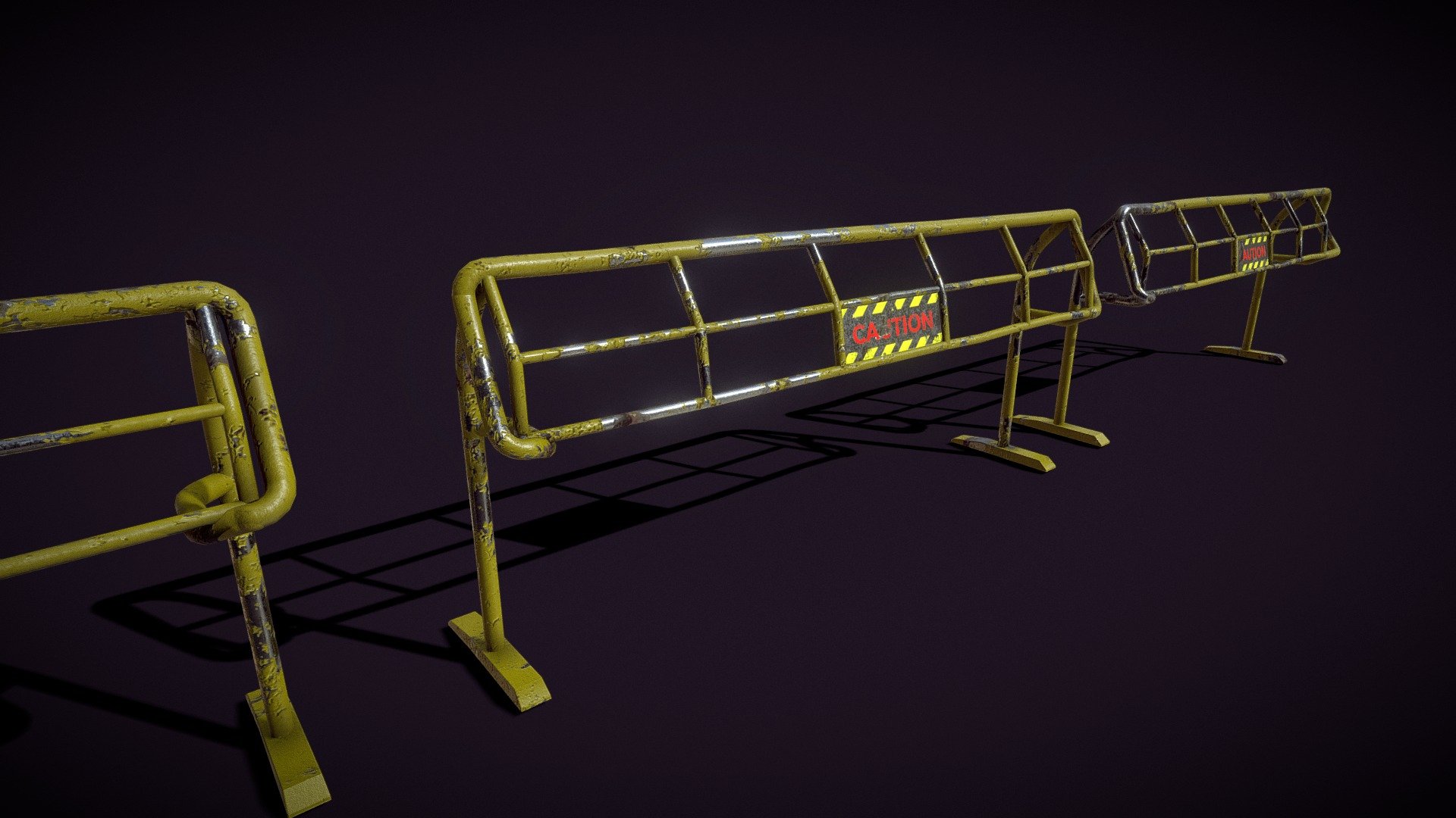 Industrial Barriers 3d model