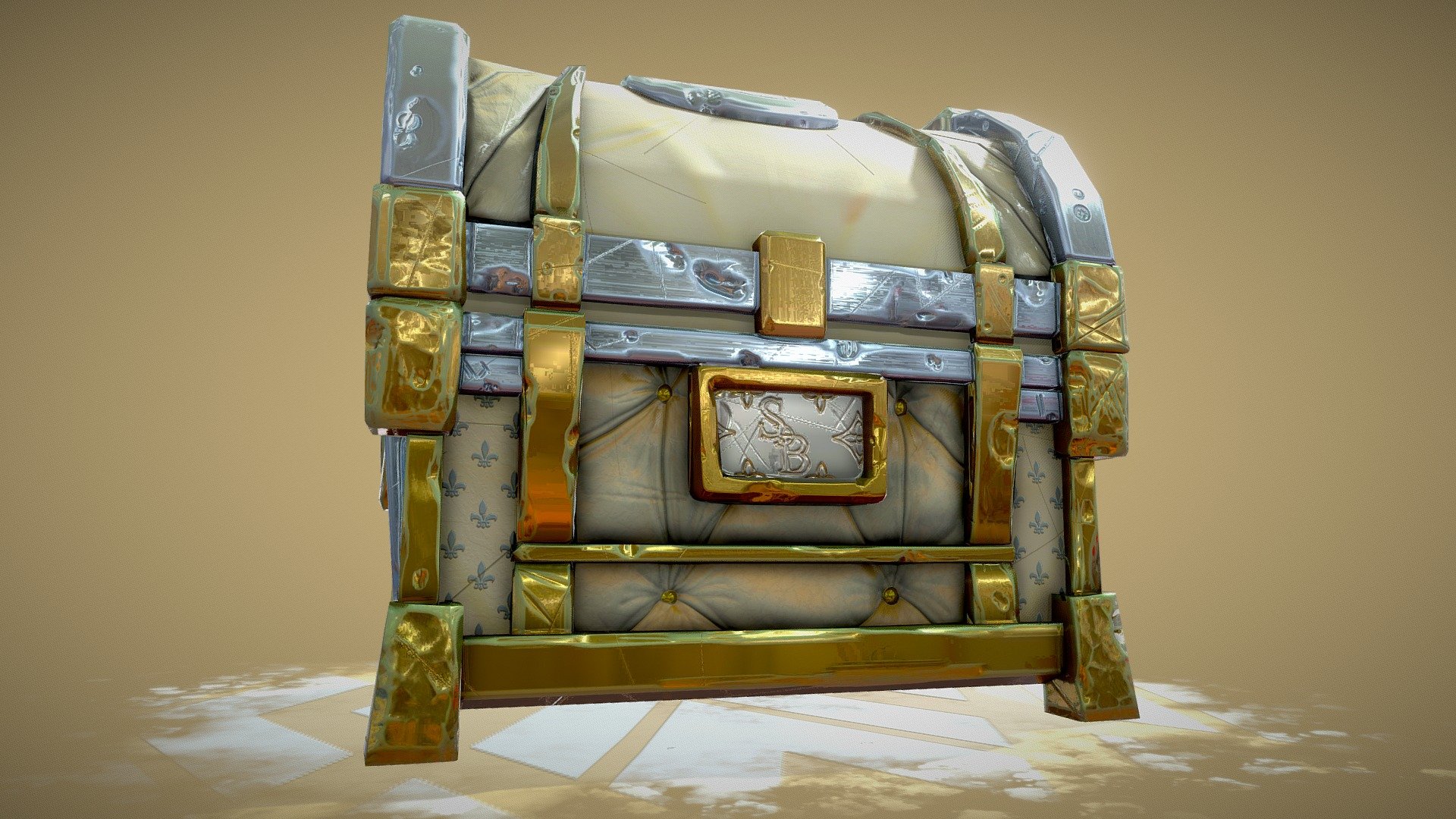 Fancy chest 3d model