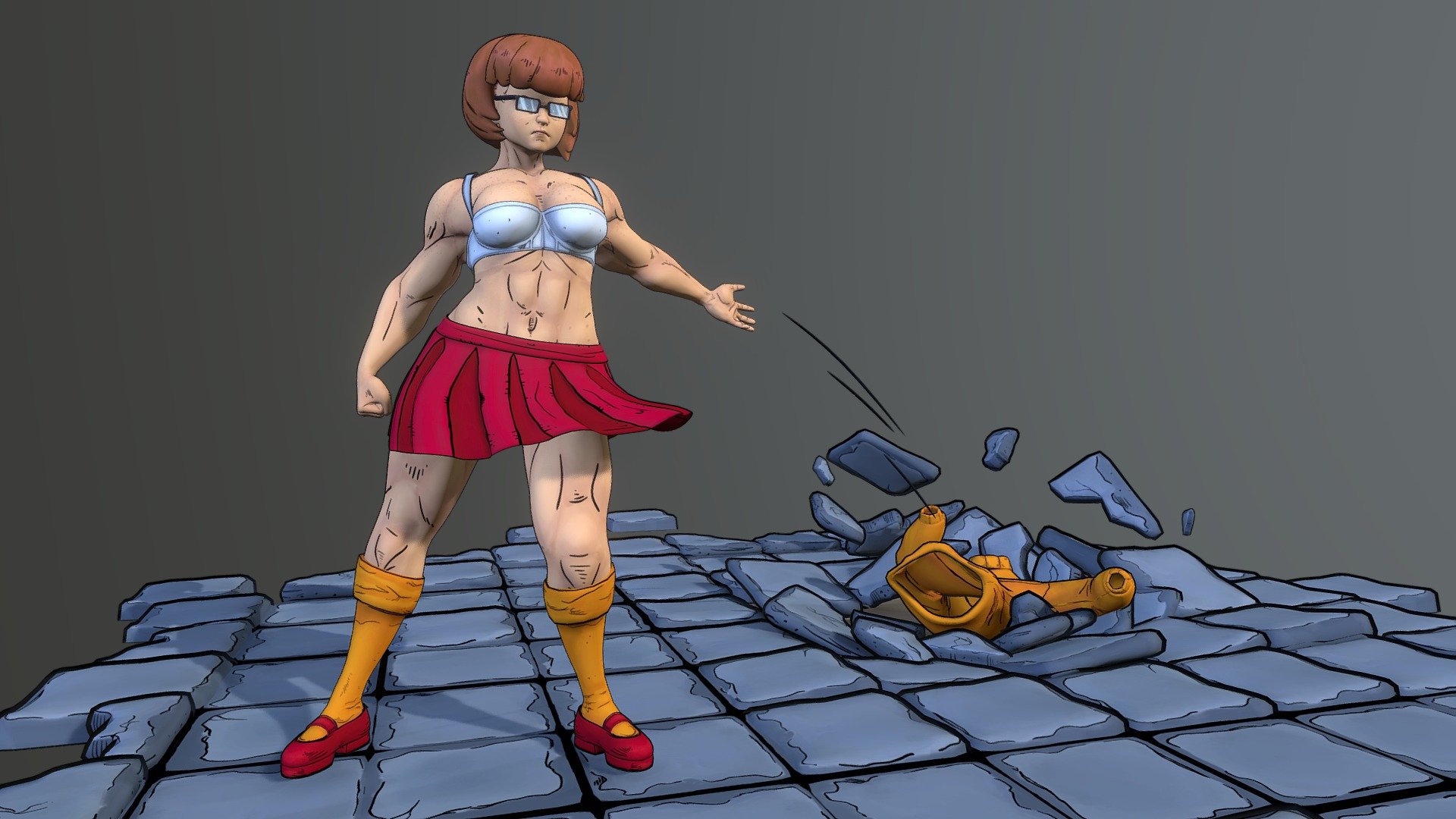 Weighed Training Sweater [Velma | Scooby-Doo] 3d model