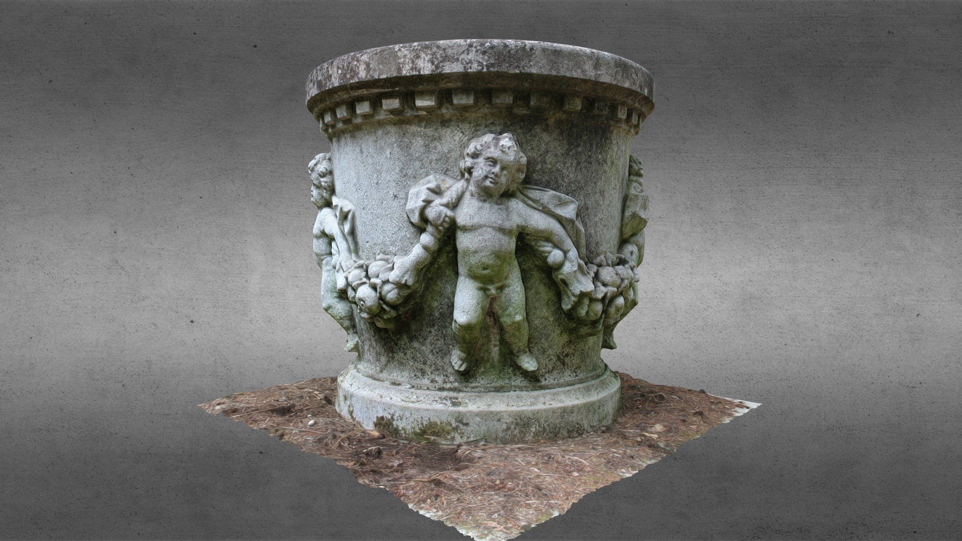 Pozzo dei danzanti Villa Graziella Govone 3d model