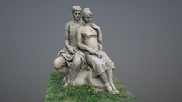 Married couple sculpture