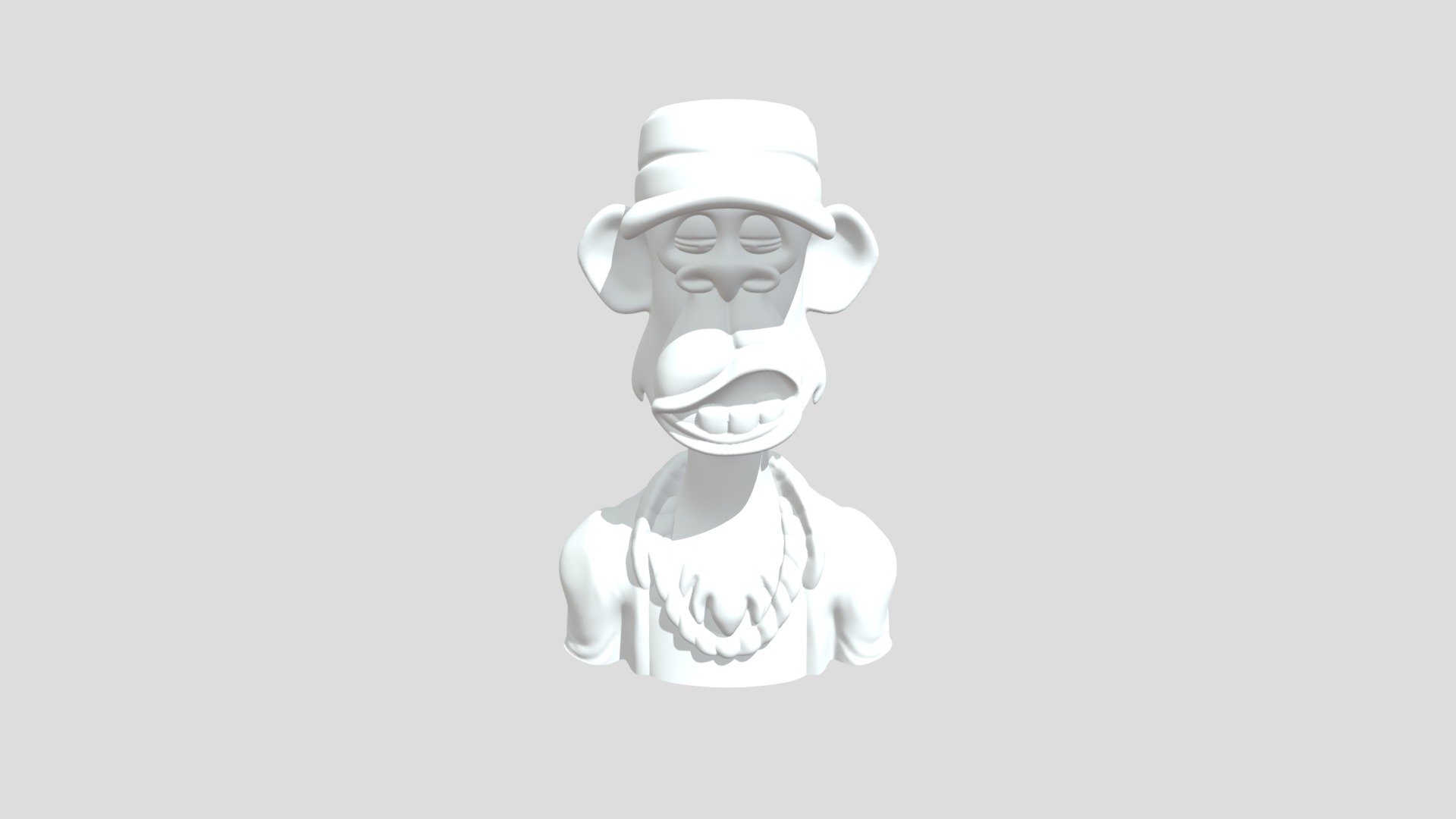 Bored Ape Bust 3d model