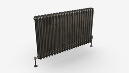 Horizontal column bare radiator 01