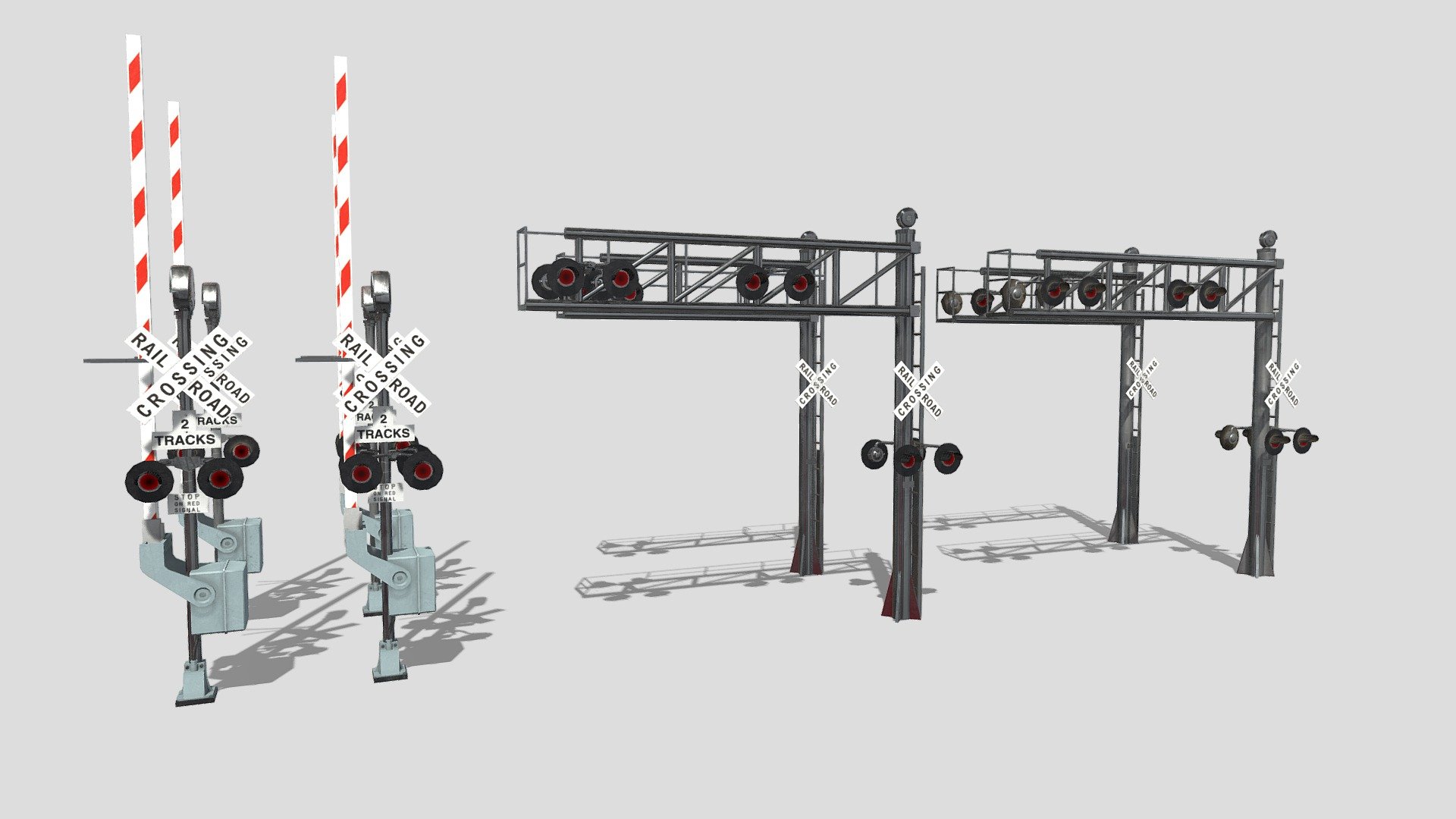 Crossing Signals 3d model