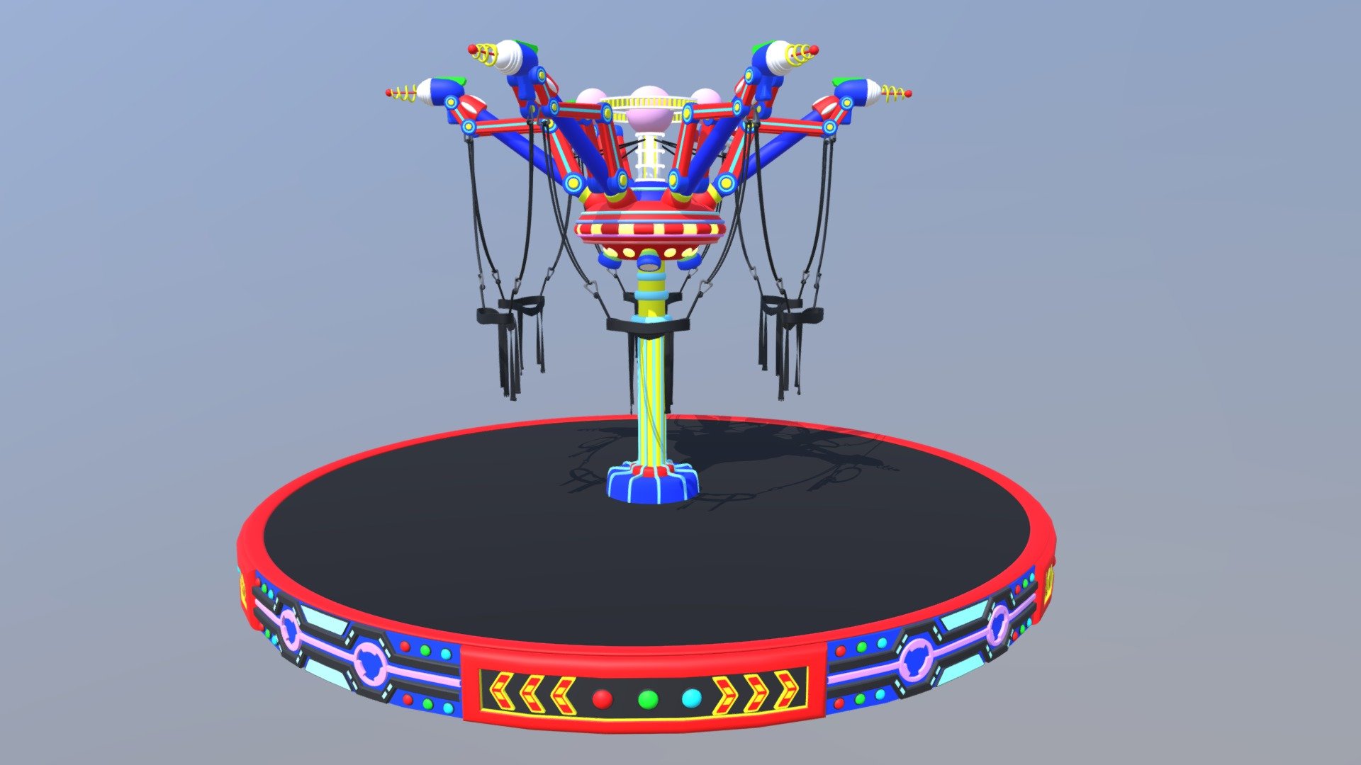 trampoline 3d model