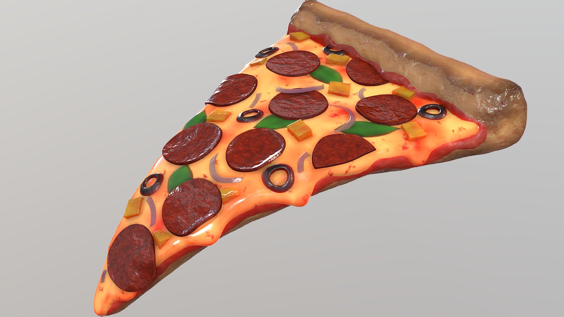 Pizza Slice 🍕 3d model