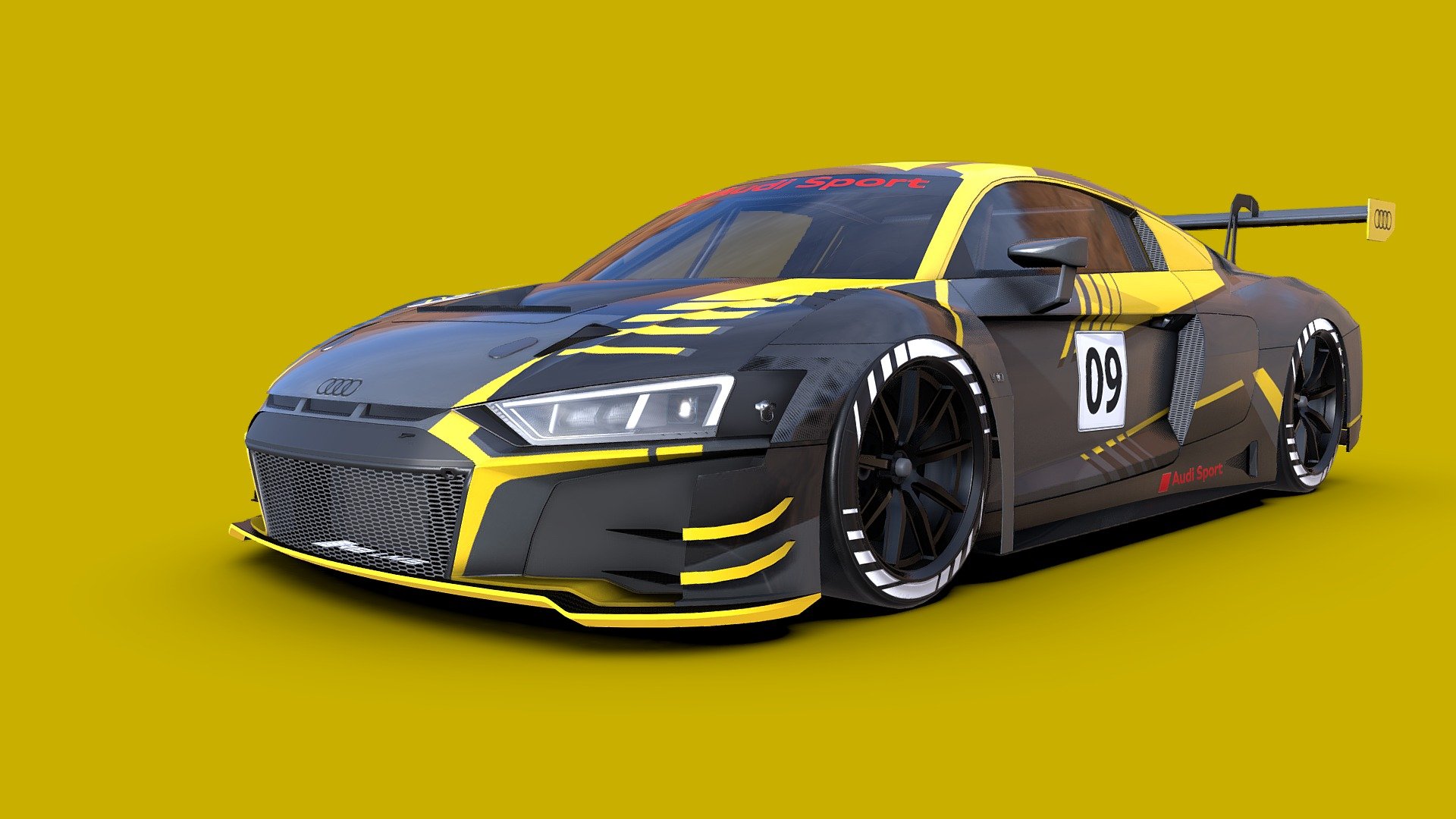 Audi_R8_LMS_GT3 3d model