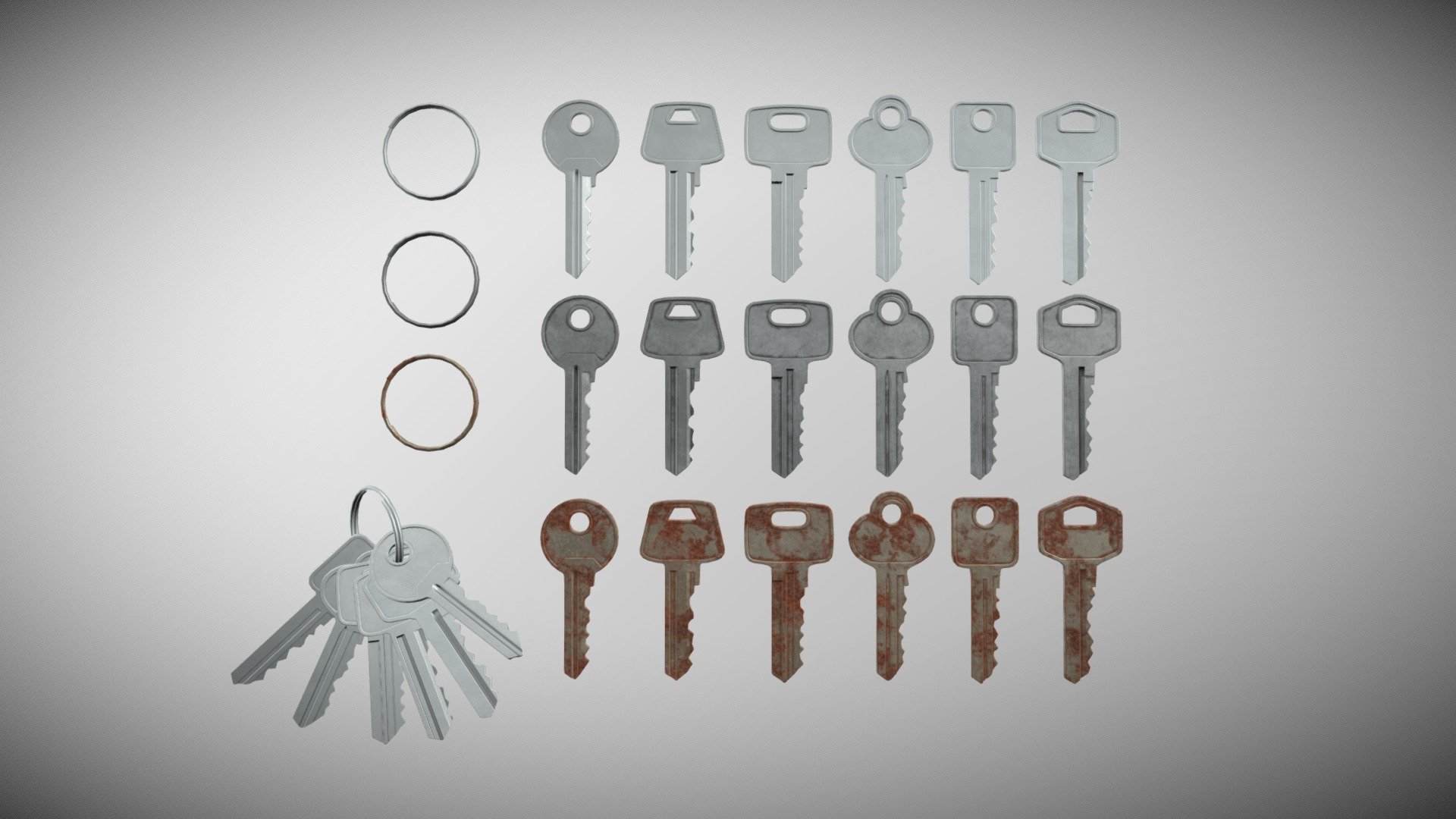 Key Collection 3d model