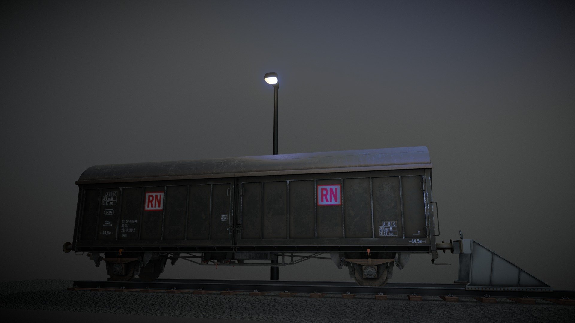 Freight 3d model