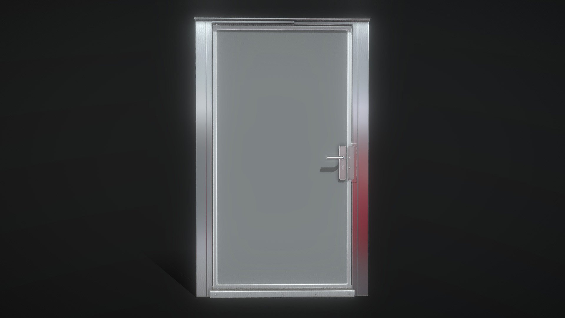 Metal Door (Wip-1) 3d model