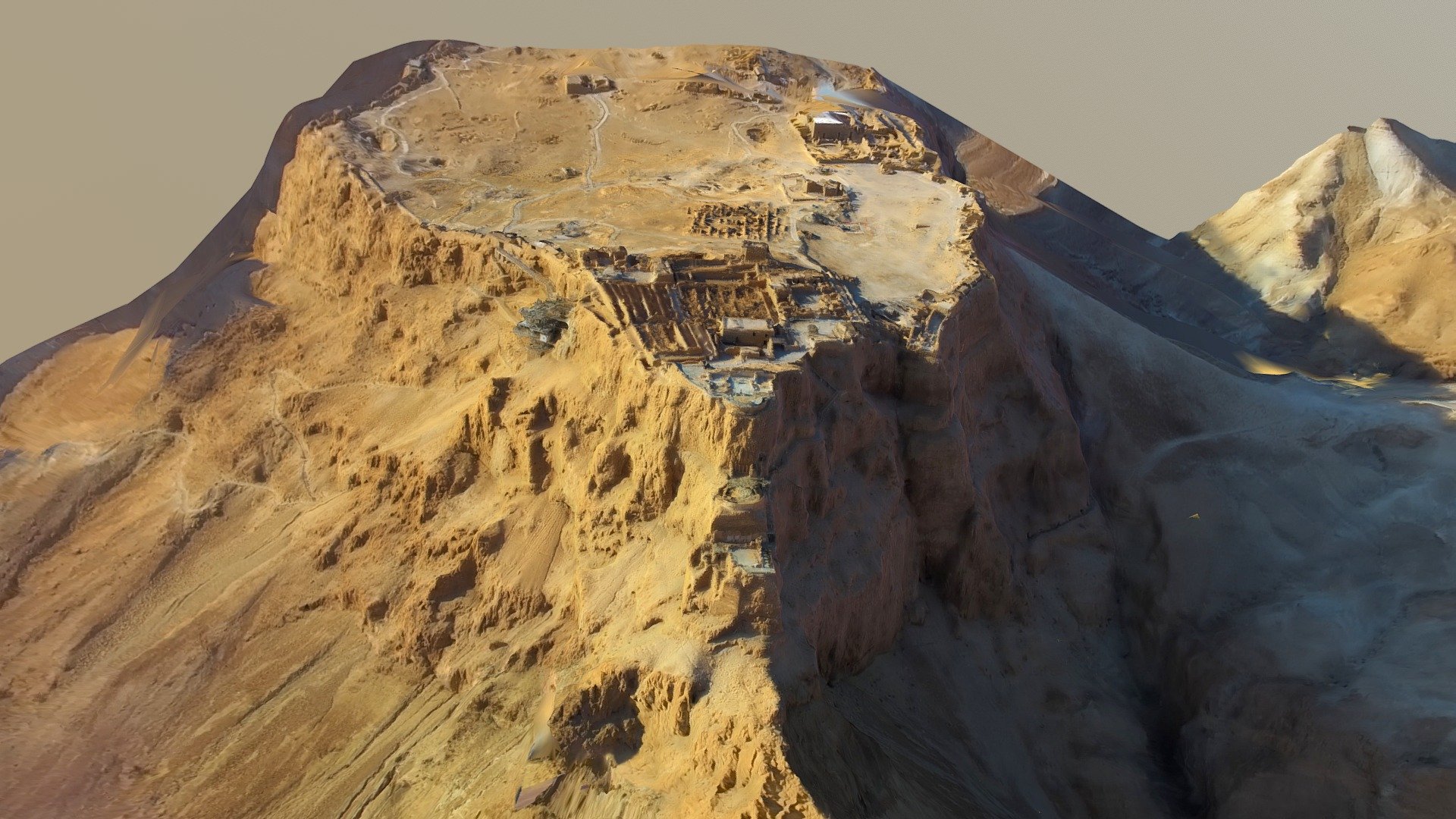 Masada Fortress  -RAWscan 3d model