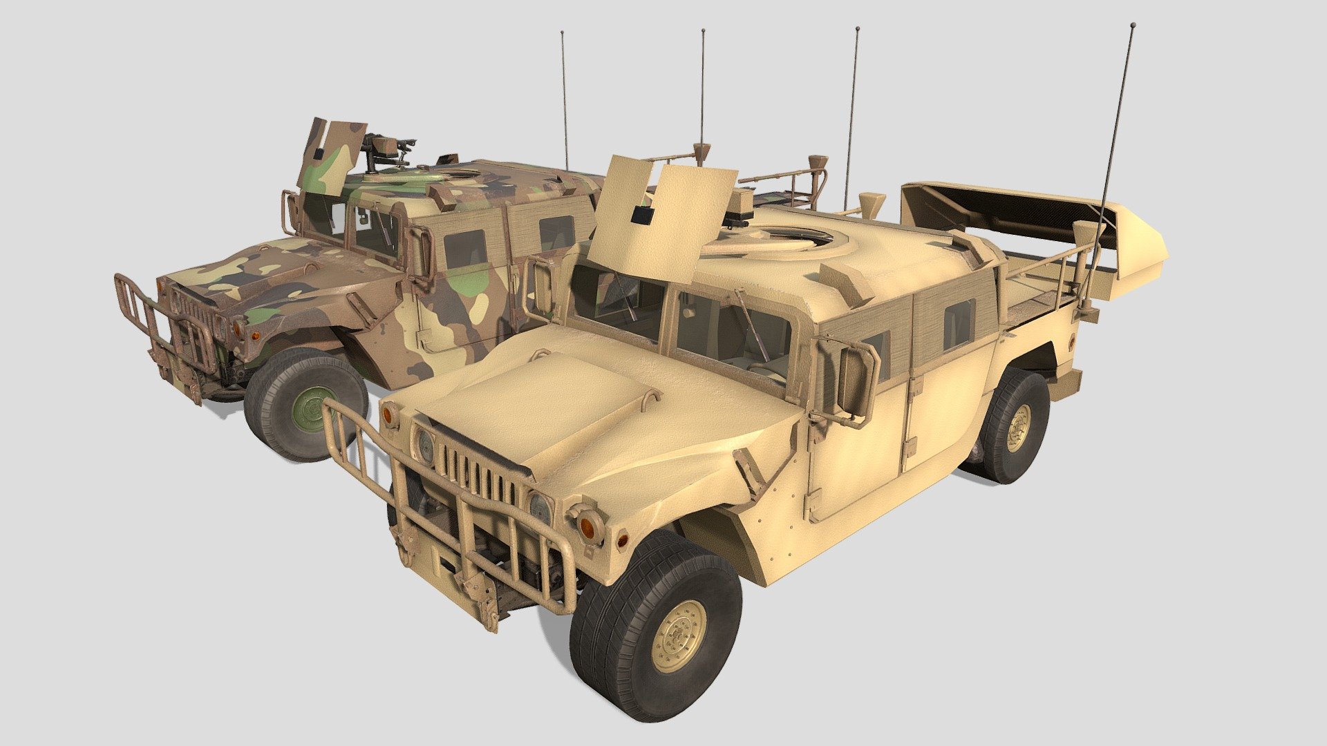 Hummers 3d model