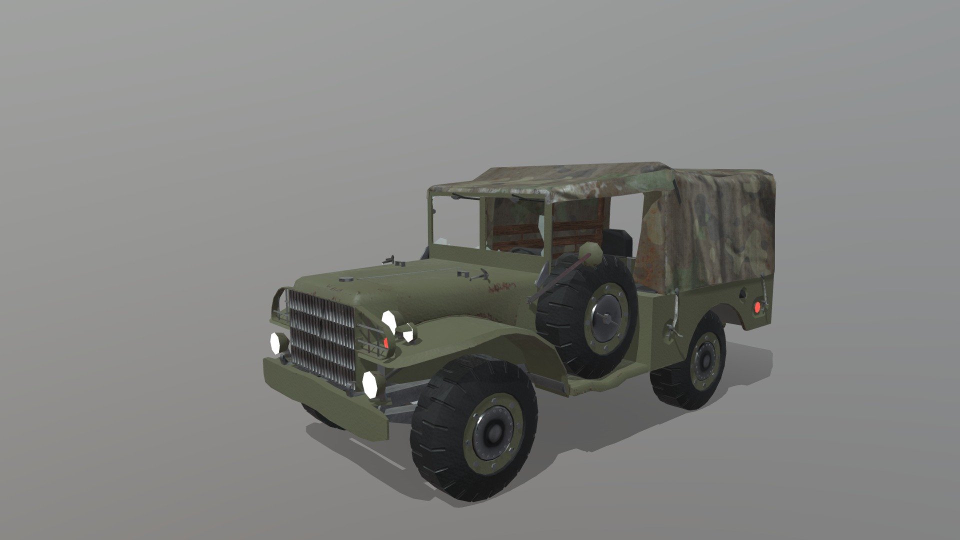 Dodge WC51 3d model