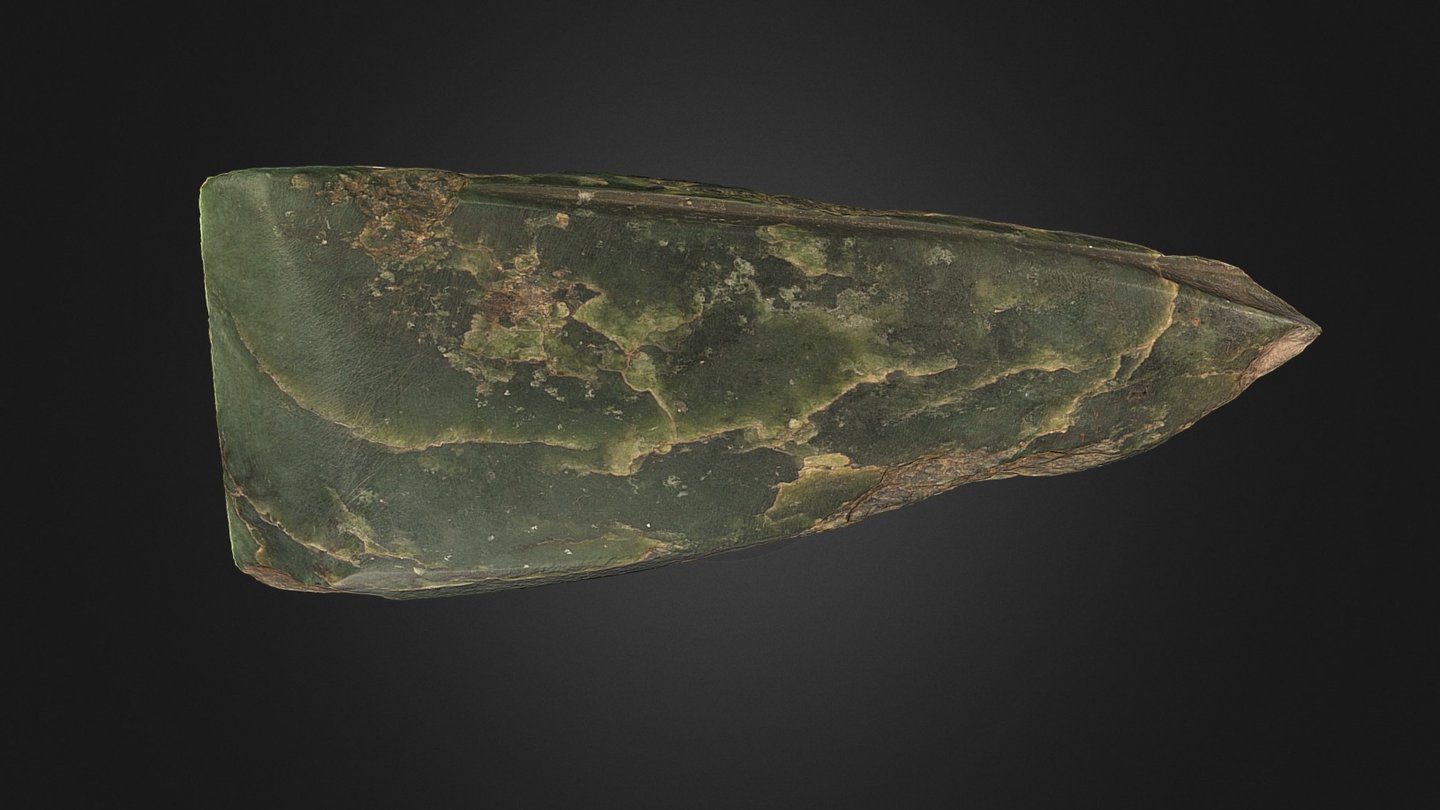 Maori Pounamu Toki (adze) 3d model