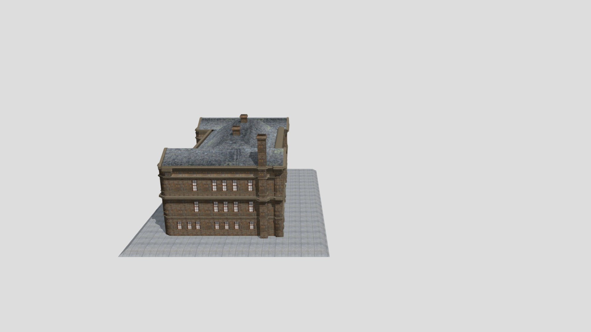 camphill high school, Paisley 3d model