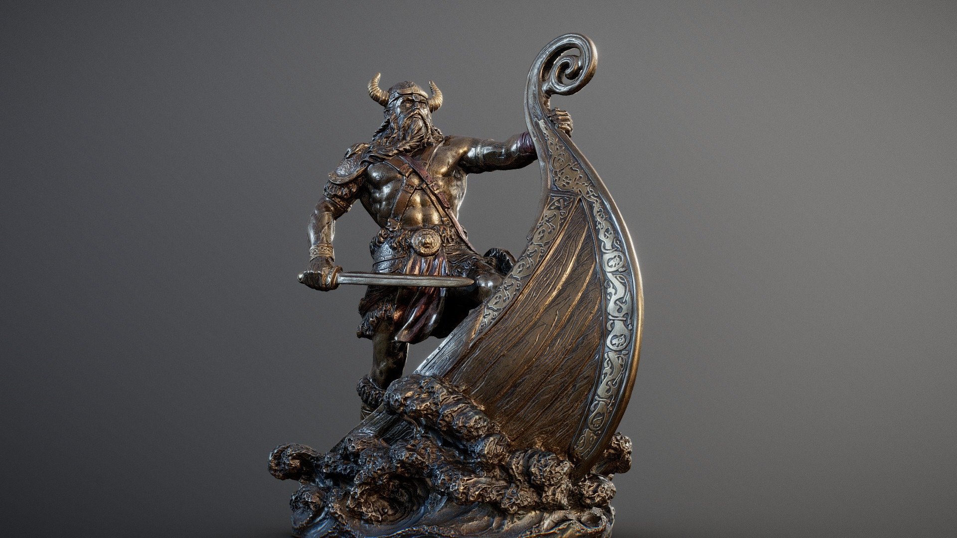 Viking Warrior 3d model