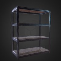 Garage Shelf Game Asset