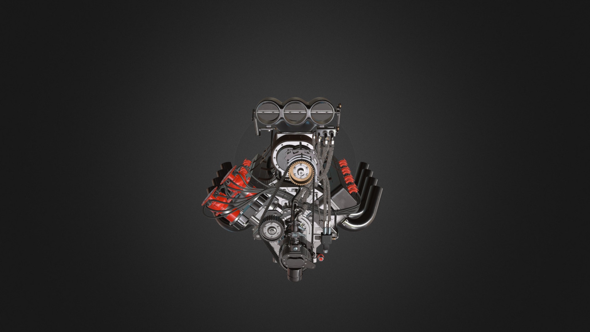 V8 3d model