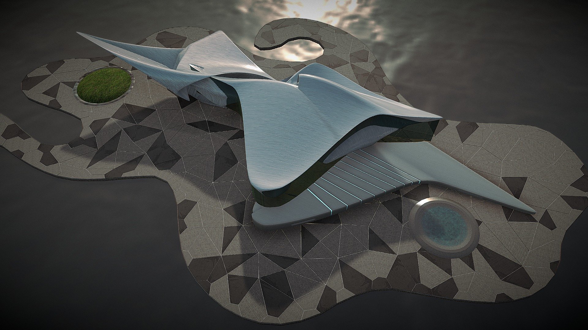 Ocean House 2022 3d model