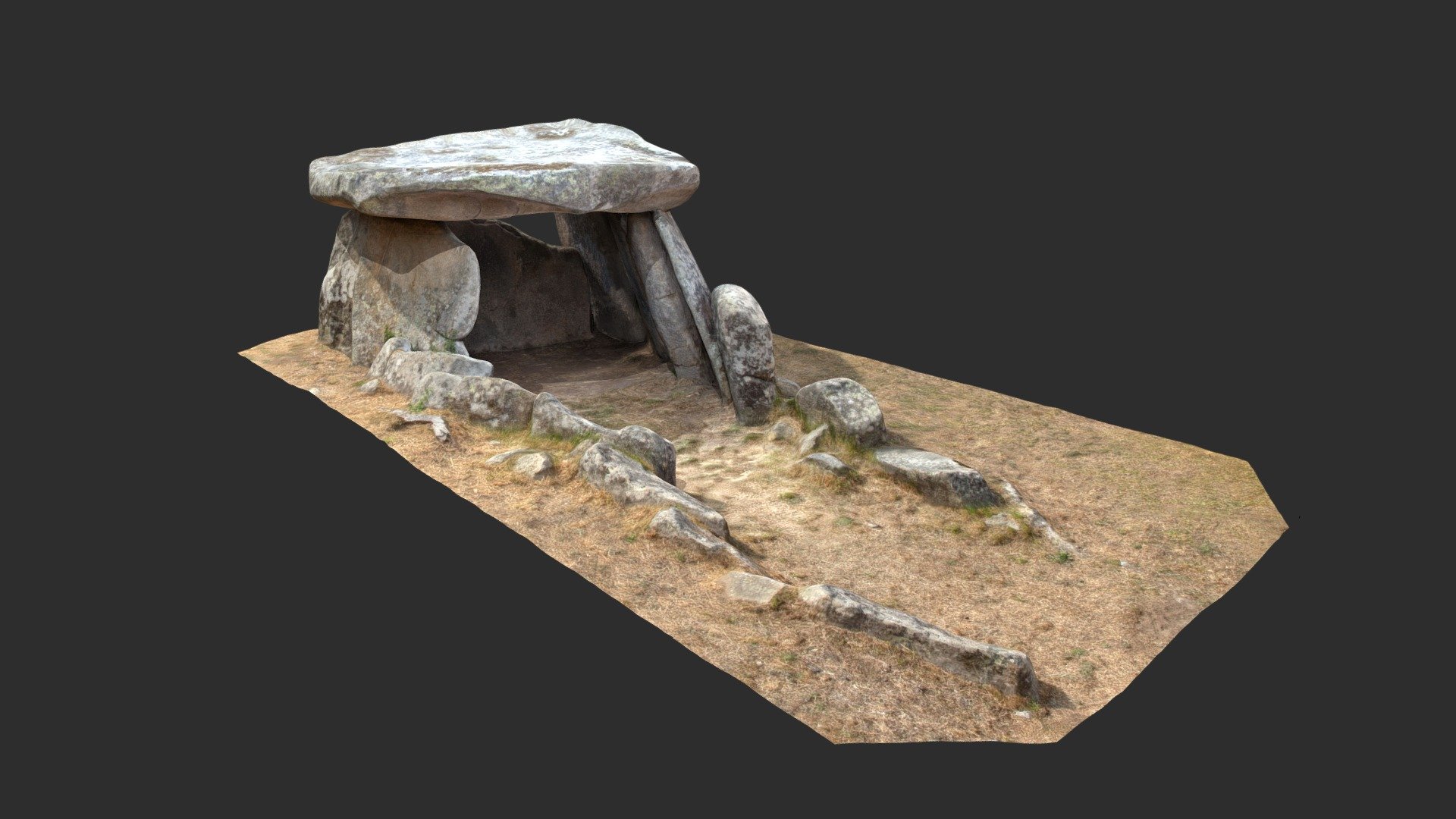 Dolmen of Barrosa 3d model